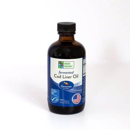 Green Pasture Huile de Foie de Morue Fermentée 180 ml vue avant