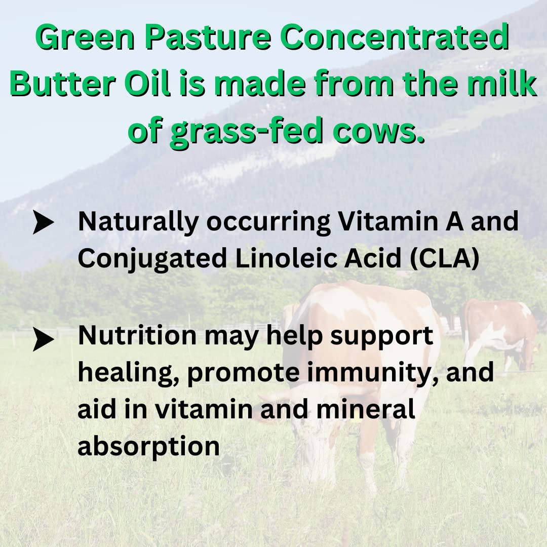 Green Pasture Huile de Foie de Morue Fermentée et Beurre dans un environnement naturel