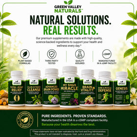 GREEN VALLEY NATURALS Stem Cell Restore - vue des ingrédients en gros plan