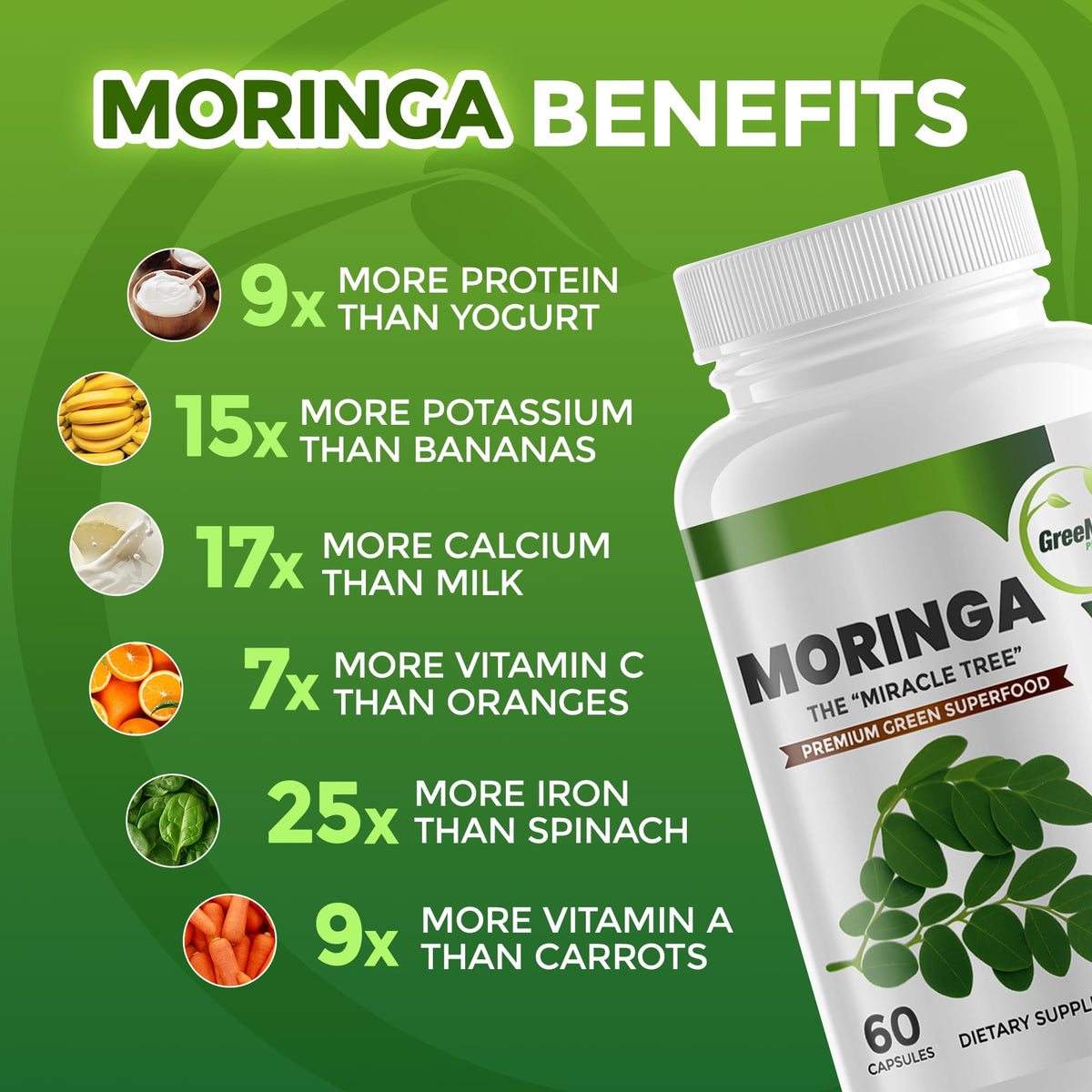 GreeNatr Ginkgo Biloba et Ginseng Panax capsules en gros plan