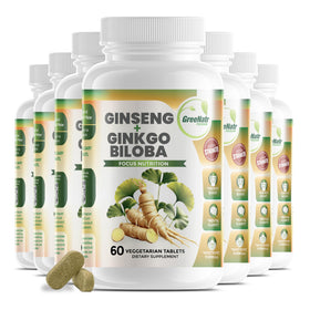 GreeNatr Ginkgo Biloba & Ginseng Rouge 771g vue de face