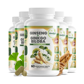 GreeNatr Ginkgo Biloba & Panax Ginseng 591g vue de face