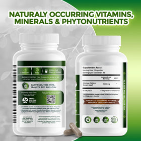 GreeNatr Moringa Oleifera capsules avec vue rapprochée