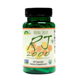 Greenbow gelée royale 2000mg capsules dans un environnement naturel