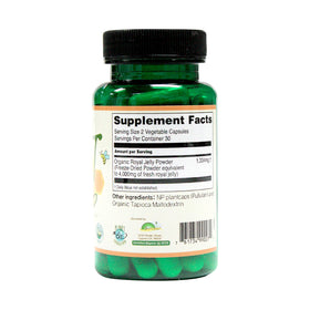 Greenbow gelée royale 2000mg capsules vue de côté