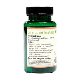 Greenbow Propolis Vert Artepillin C 60 capsules vue de côté