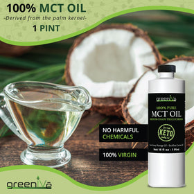 GreenIVe Huile MCT 100% pure C8 C10 dans une tasse de café