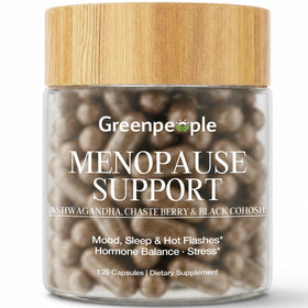 GREENPEOPLE Compléments Alimentaires Ménopause 120 Capsules Végétales vue de face