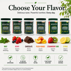 Greens First Poudre de Super-aliments Berry, vue latérale du produit