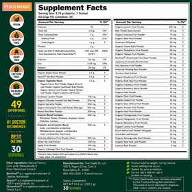 Greens First Poudre de Superaliments Originale 386g avec cuillère incluse