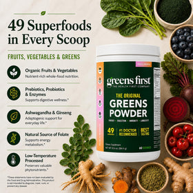 Greens First Poudre de Superaliments Originale 680g emballage