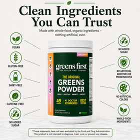 Greens First Poudre de Superaliments Originale 680g vue de côté