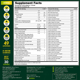 Greens First Poudre de Verts Originale 372g - format et dimensions