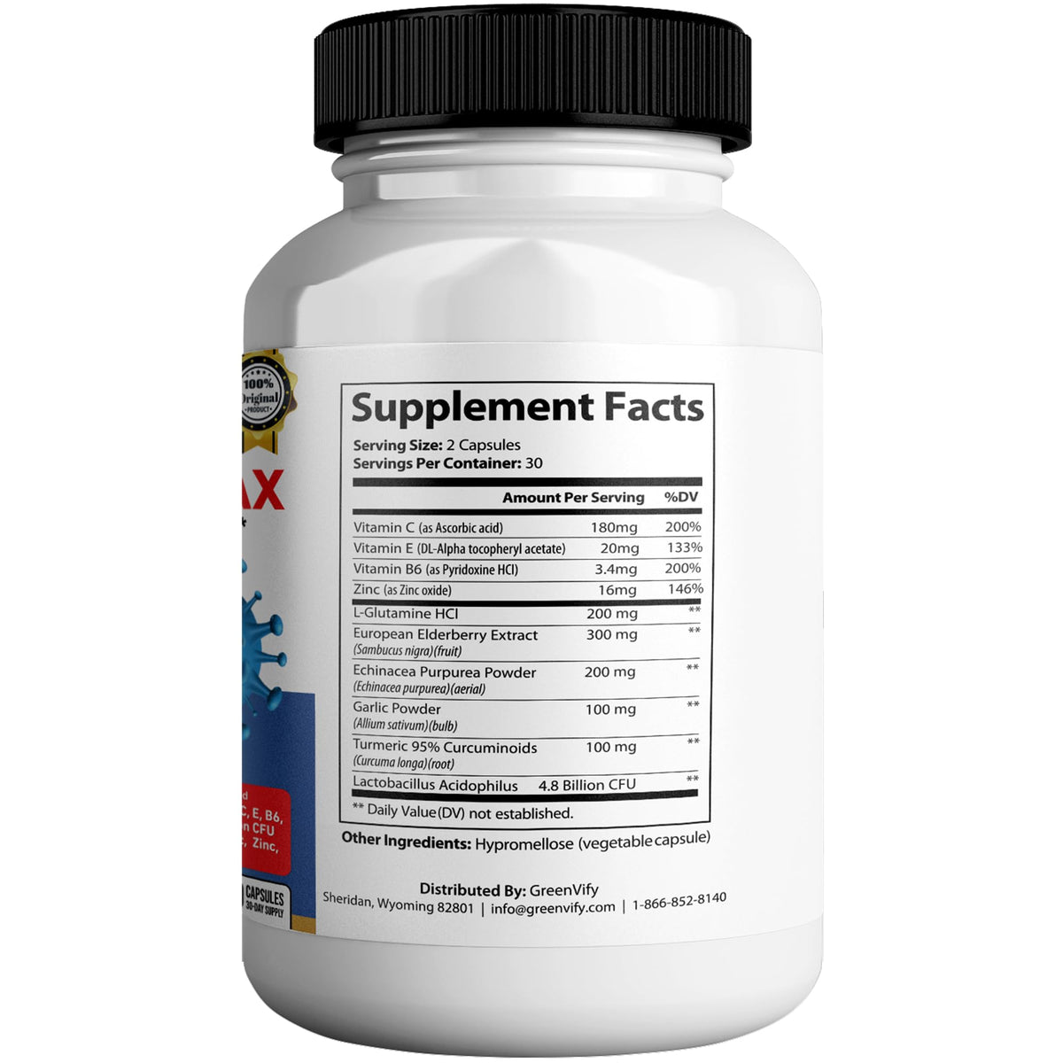GREENVIFY Herpes Defend Max avec ingrédients naturels
