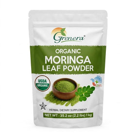 Grenera Poudre de Moringa Bio 1 kg vue avant avec emballage