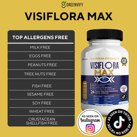 GRENVIFY VisiFlora Max 60 Capsules sur fond blanc