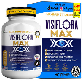 GRENVIFY VisiFlora Max Complément de Santé Oculaire 60 Capsules vue avant