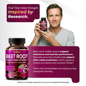 GriMed Betterave Rouge capsules végétales avec ingrédients naturels