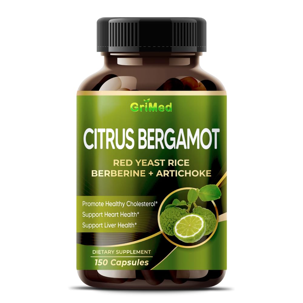 GriMed Citrus Bergamot 150 capsules devant l'étiquette