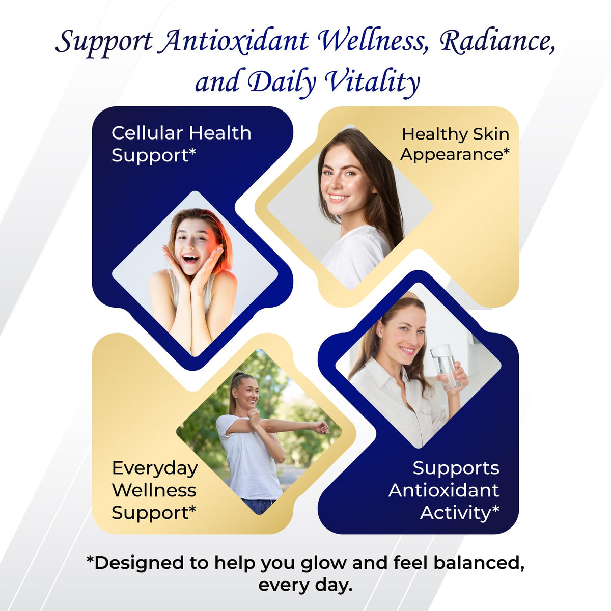 GriMed Glutathione 150 capsules sur une surface en bois