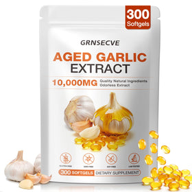 GRNSECVE Extrait d'Ail Vieilli 10 000mg gélules, vue de face