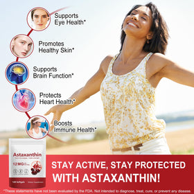 Gros plan sur la capsule d'astaxanthine ITSDAWN