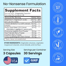 Gros plan sur les capsules Crazy Muscle dans le flacon