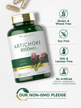 Gros plan sur les capsules d'extrait d'artichaut Carlyle