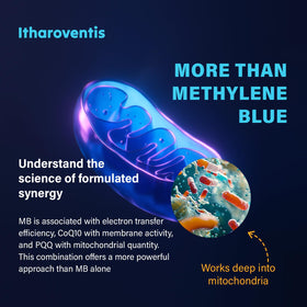 Gros plan sur les capsules de Bleu de Méthylène d'Itharoventis