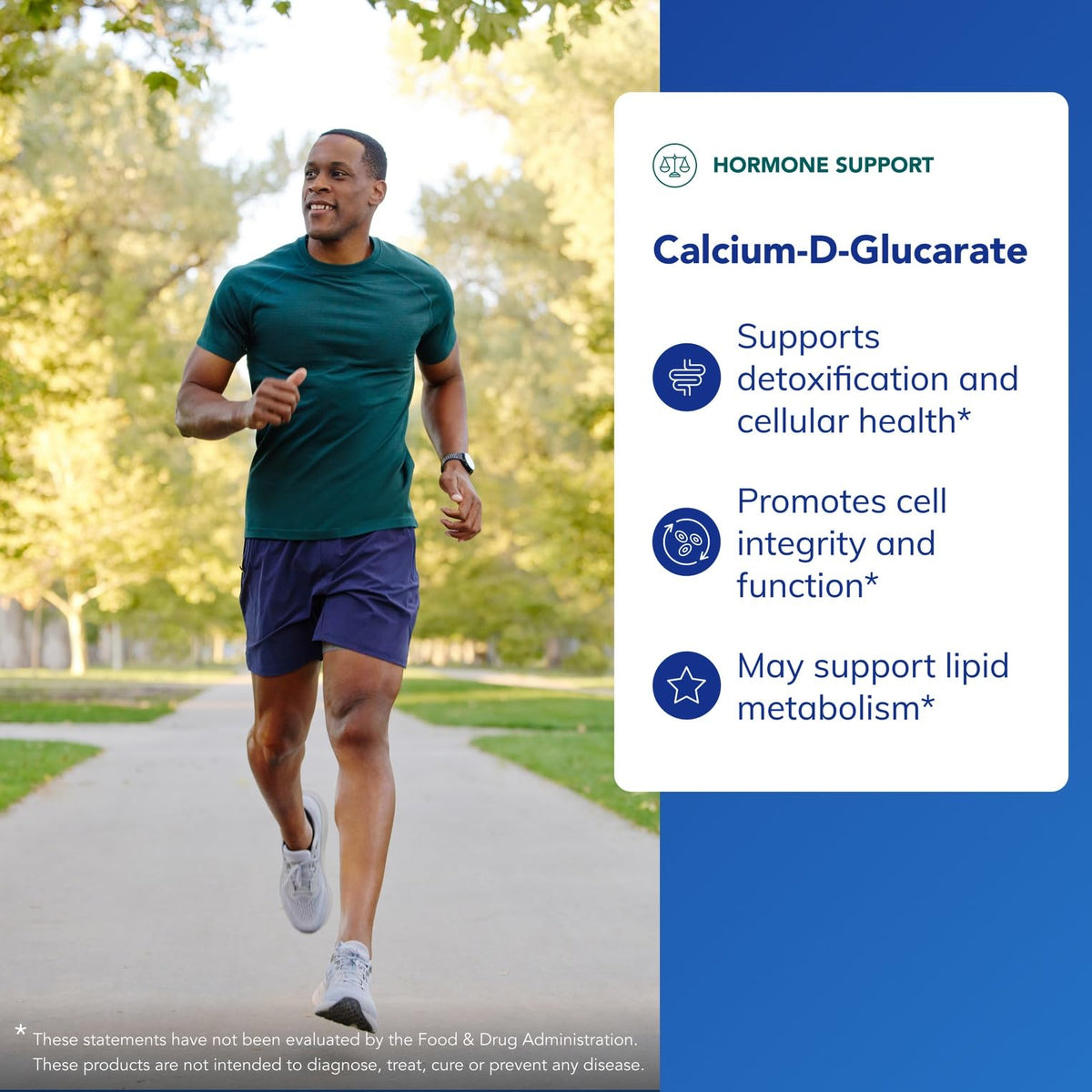 Gros plan sur les capsules de Calcium-D-Glucarate
