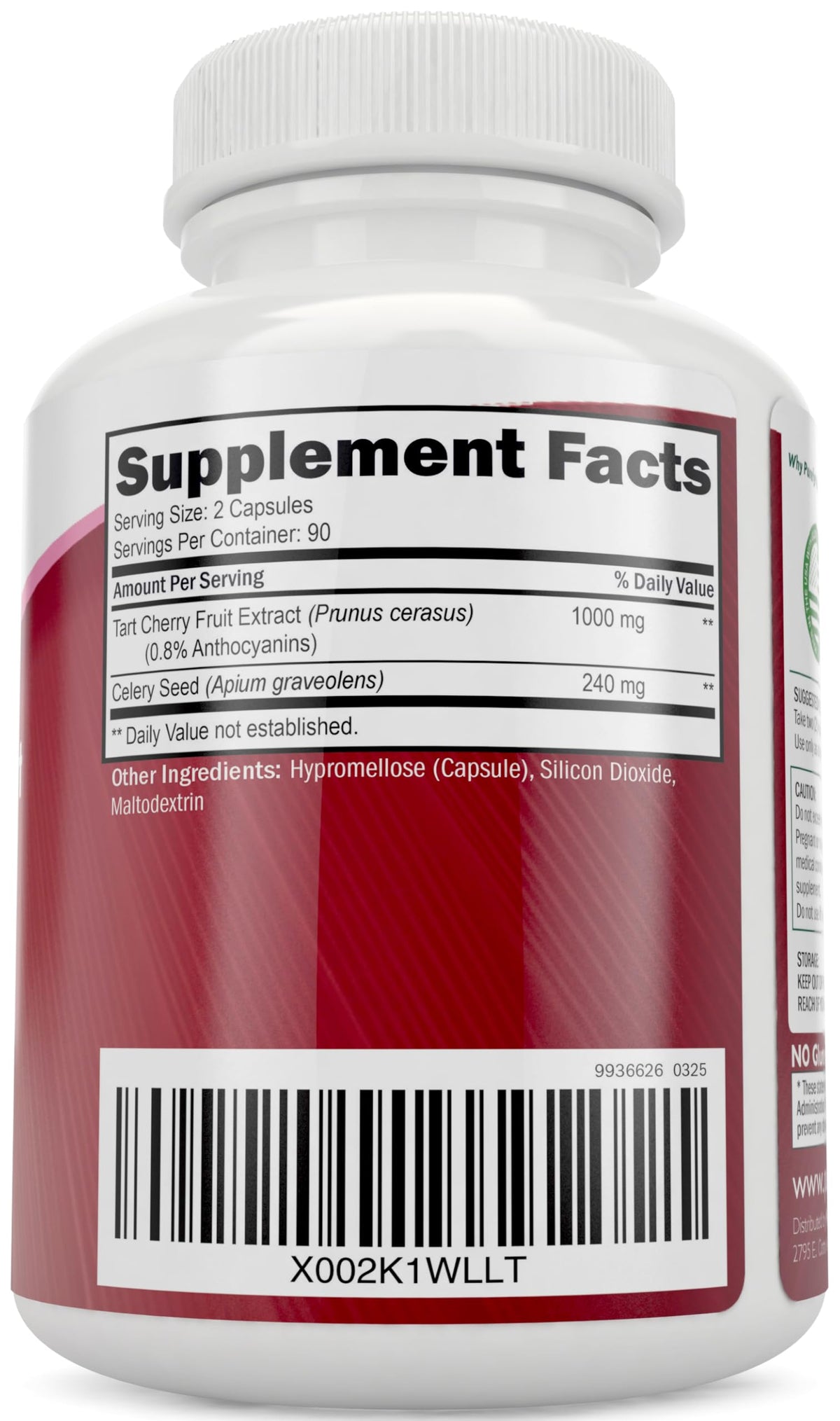Gros plan sur les capsules de cerise acide avec graines de céleri