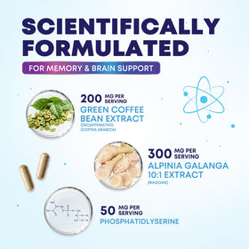 Gros plan sur les capsules de complément alimentaire mémoire