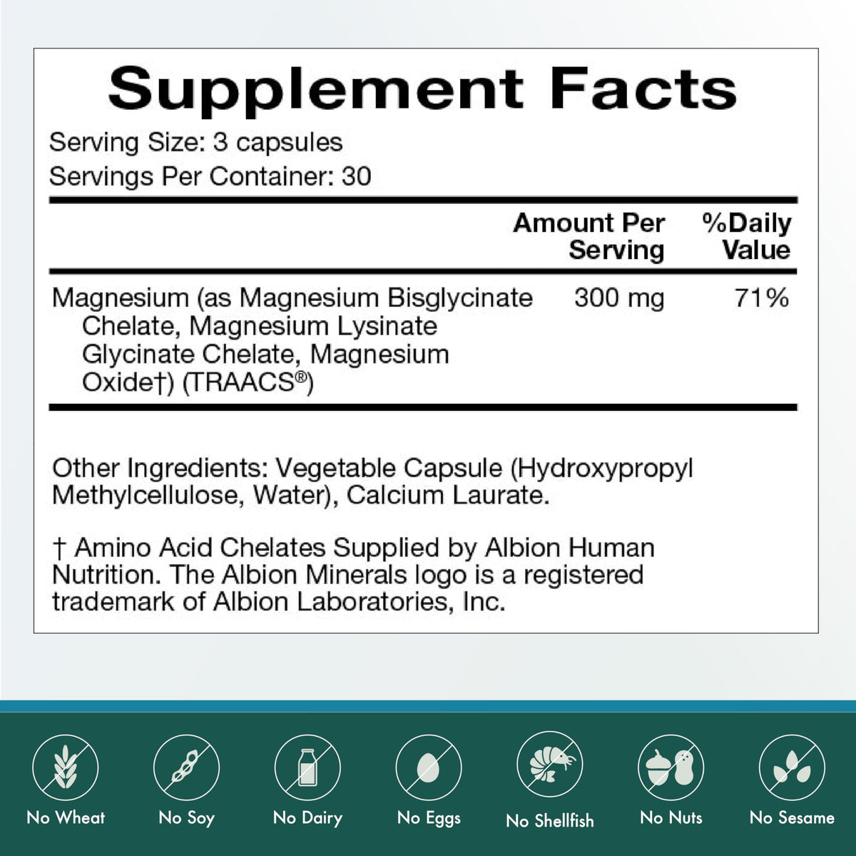 Gros plan sur les capsules de magnésium bisglycinate