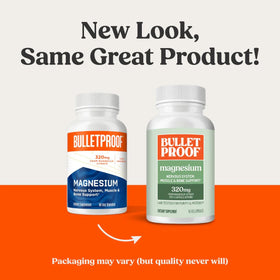 Gros plan sur les capsules de magnésium Bulletproof
