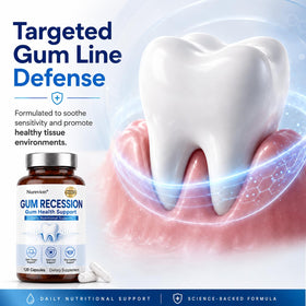 Gros plan sur les capsules de Nurevion Gum Restore
