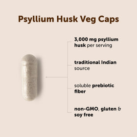 Gros plan sur les capsules de psyllium Micro Ingredients