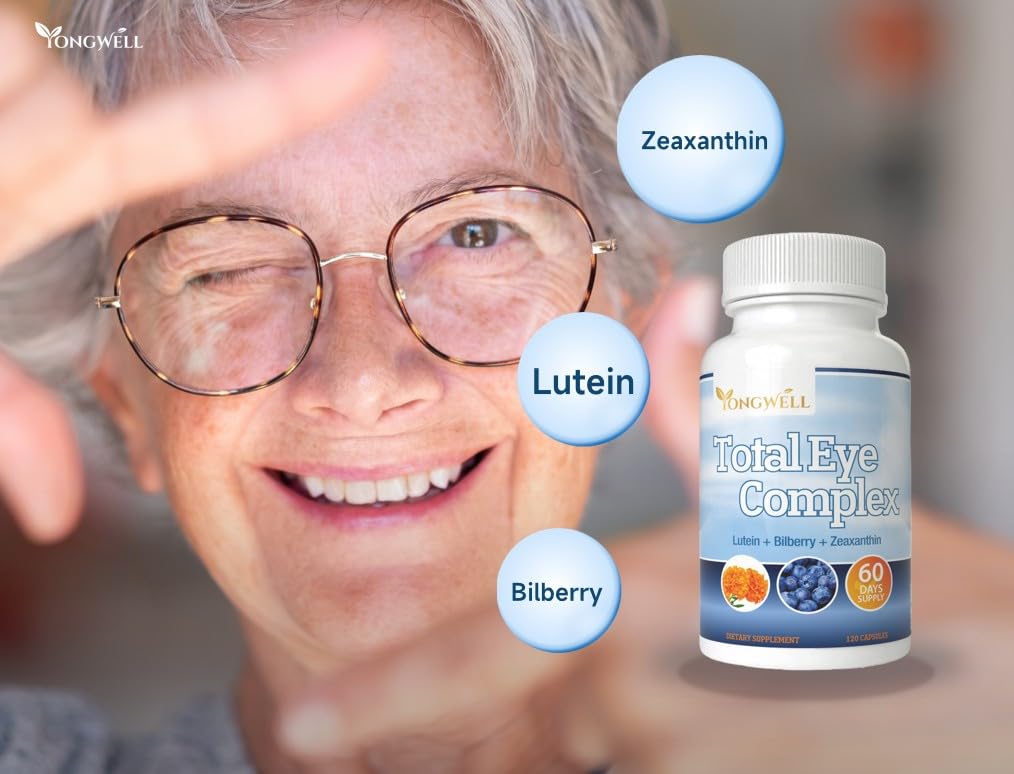 Gros plan sur les capsules du complexe total des yeux YongWell