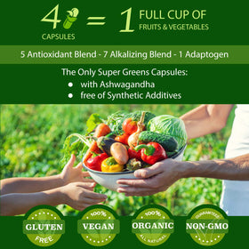 Gros plan sur les capsules FOLONA avec ingrédients bio