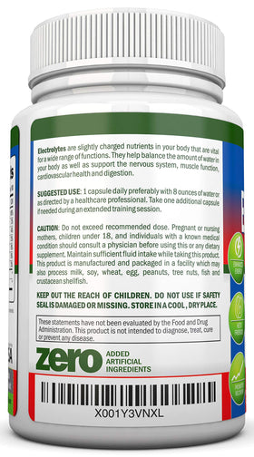 Gros plan sur les capsules NutriONN électrolytes
