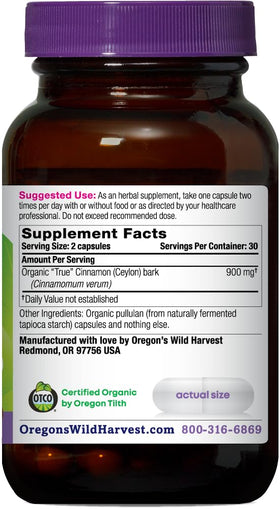 Gros plan sur les capsules végétaliennes Oregon's Wild Harvest