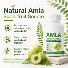 Gros plan sur une capsule Amla Bio Alevia