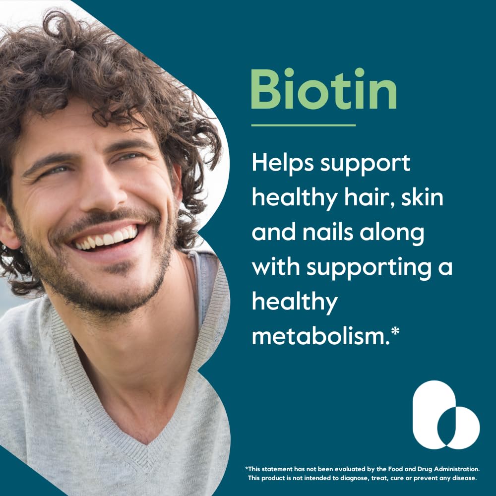 Gros plan sur une capsule de BESTVITE Biotine 5000 mcg