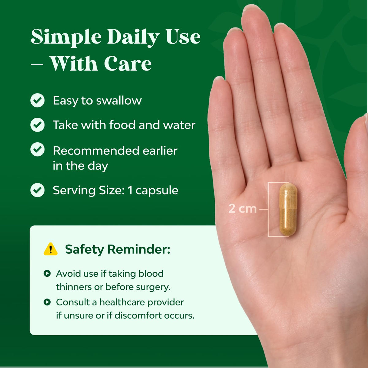 Gros plan sur une capsule de Ginkgo Biloba Natures Craft