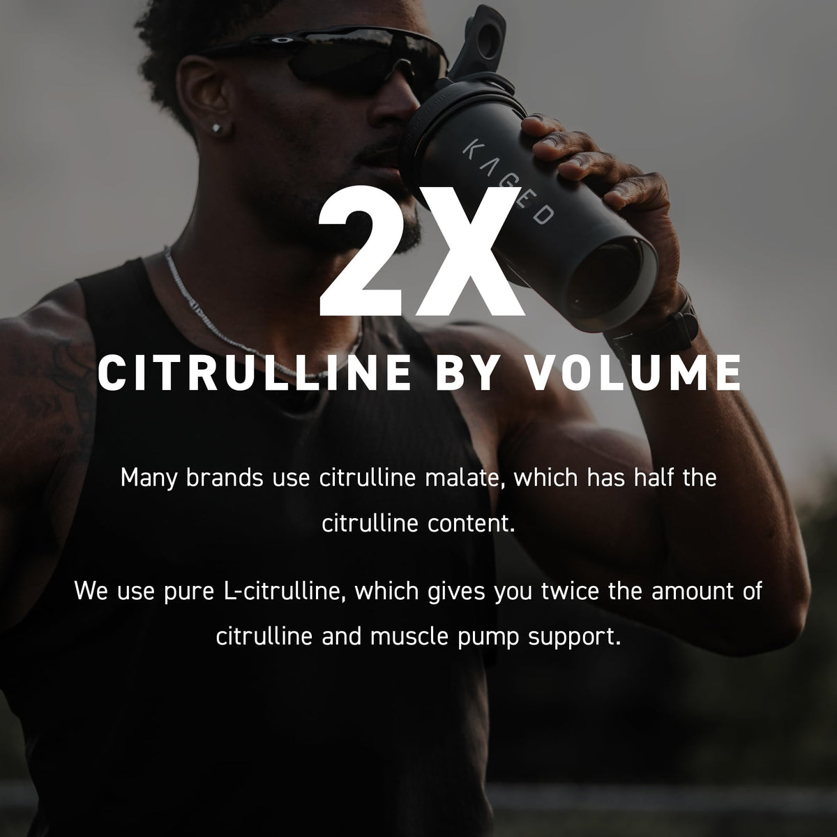 Gros plan sur une capsule de L-Citrulline Kaged
