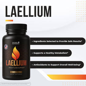 Gros plan sur une capsule de Laellium avec ingrédients visibles