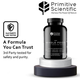 Gros plan sur une capsule de Multivitamines Primitive Scientific