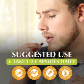 Gros plan sur une capsule de Shilajit Jiva Botanicals