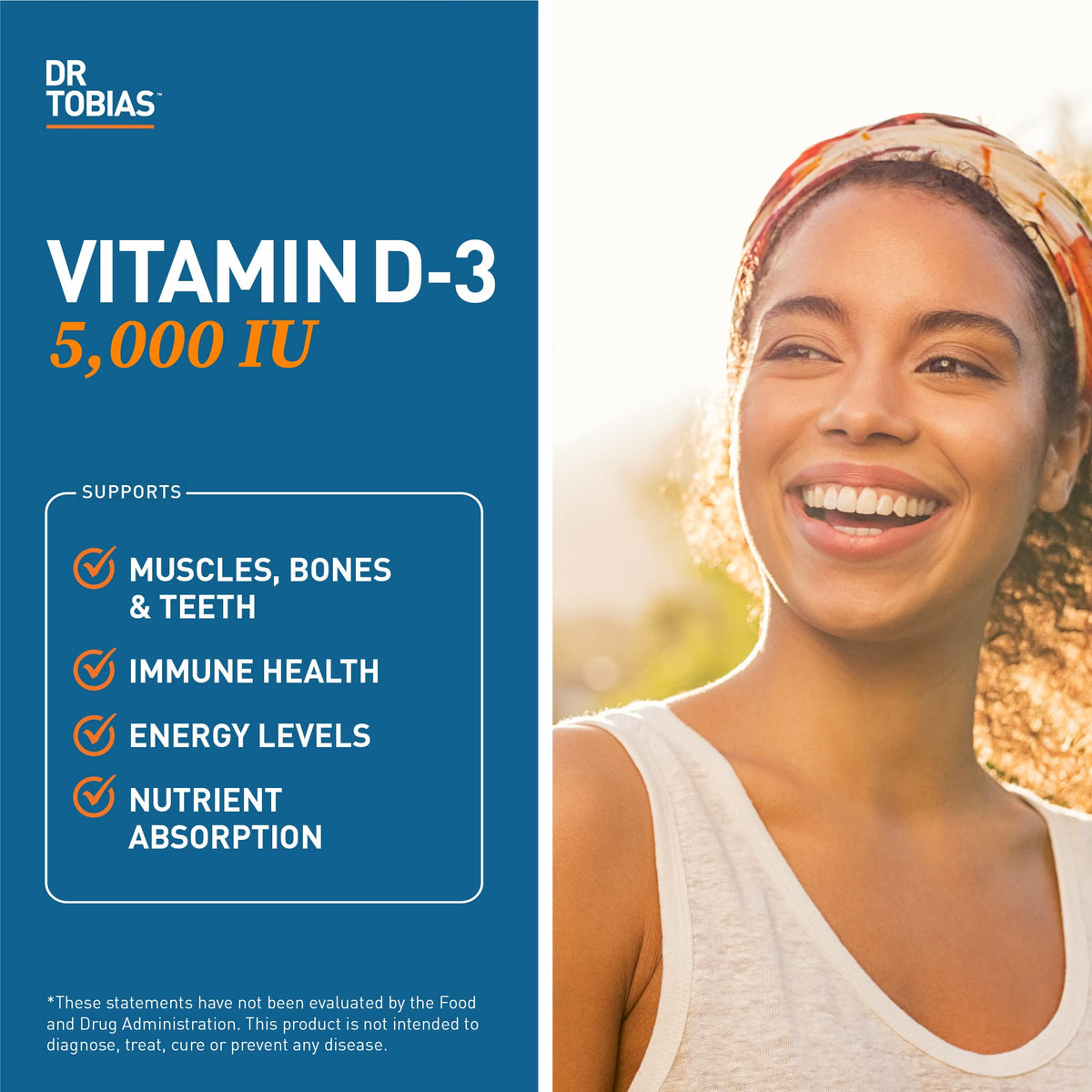 Gros plan sur une capsule Dr. Tobias Vitamine D3
