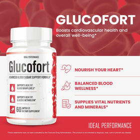 Gros plan sur une capsule Glucofort de IDEAL PERFORMANCE