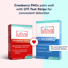 Gros plan sur une capsule Utiva de canneberge